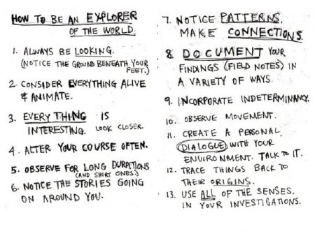 Explorer Examples How to Be an Explorer