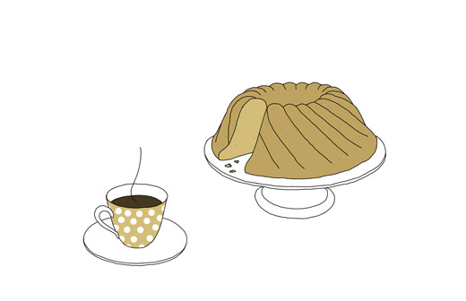 Ginger Spice Cake, illustration by Johanna Kindvall
