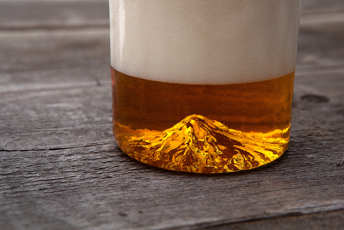 Mt. Hood Pint Glass by North Drinkware