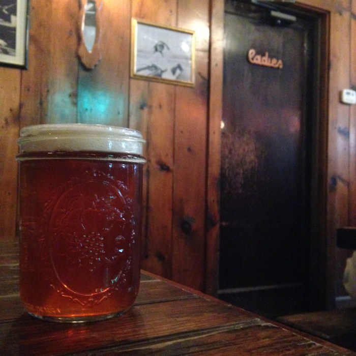 Local beer at Roberta's Pizza