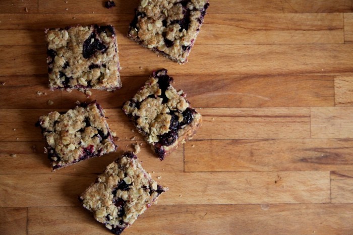Blueberry Rye Bars by Anna Brones