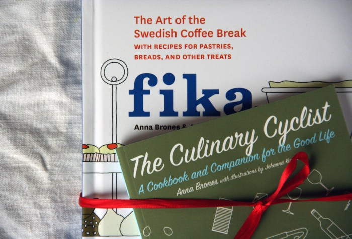 Fika - The Art of the Swedish Coffee Break and The Culinary Cyclist by Anna Brones
