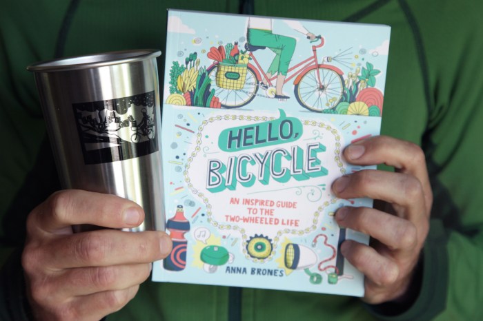 Hello, Bicycle + Limited Edition Stainless Steel Pint Glass