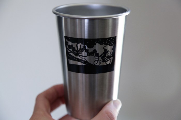 Hello, Bicycle Limited Edition Stainless Steel Pint Glass